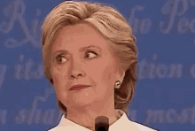 Hillary Clinton Listening GIF - Hillary Clinton Listening Staring GIFs