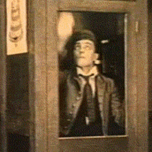 Buster Keaton Cleaning GIF - Buster Keaton Cleaning Vintage GIFs