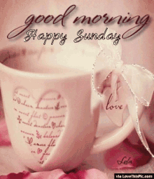 Good Morning Happy Sunday GIF - Good Morning Happy Sunday Hearts GIFs