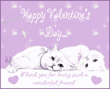 Valentines Day Card Friend GIF - Valentines Day Card Friend Cats GIFs