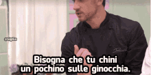 damiano carrara bake off italia chinarsi piegarsi inginocchiarsi