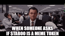 Taboo Meme GIF - Taboo Meme Wolf Of Wall Street GIFs