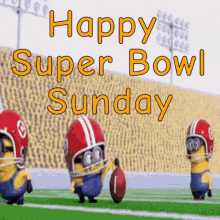 super bowl excited minions kick