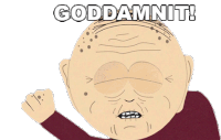 Goddamnit Marvin Marsh Sticker - Goddamnit Marvin Marsh South Park Stickers