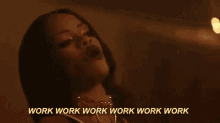 Rihanna Work GIF - Rihanna Work Sing GIFs
