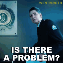 Is There A Problem Joan Ferguson GIF - Is There A Problem Joan Ferguson Wentworth GIFs