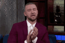Amém / Justin Timberlake / The Late Show With Stephen Colbert GIF - Justin Timberlake Amem The Late Show With Stephen Colbert GIFs