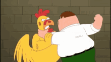 Peter Griffin Peter Vs Chicken GIF - Peter Griffin Peter Vs Chicken Family Guy GIFs