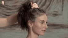 How To Do A Messy Bun And Freshen Up Your Hair GIF - Messy Bun Howdini Hair Tutorial GIFs