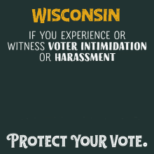 Protect Your Vote Harassment GIF - Protect Your Vote Harassment Polls GIFs