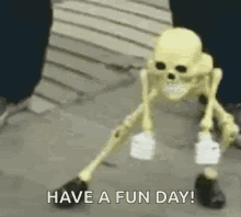 skeleton bones dancing happy yas