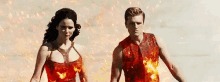 Fire Peeta GIF - Fire Peeta Katniss GIFs