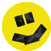 Wink Yellow Sticker - Wink Yellow Smiley Stickers