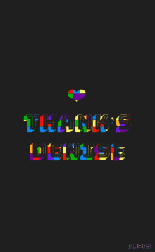 Thanks Denise Heart GIF - Thanks Denise Heart Colorful GIFs
