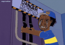Danger Extremely High Voltage GIF - Danger Extremely High Voltage Skull GIFs