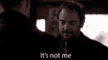 Not Me Its You GIF - Its You Crowley Supernatural GIFs