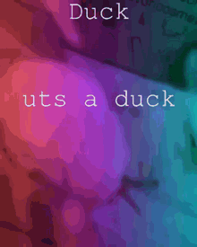 Duck Its A Duck Rainbow Peace GIF - Duck Its A Duck Rainbow Peace GIFs