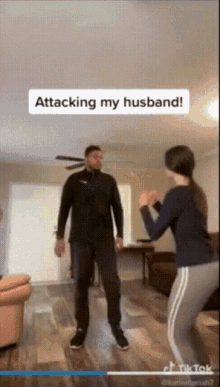 You Tried Attacking My Husband GIF - You Tried Attacking My Husband Fail GIFs