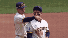 Luis Urias Willy Adames GIF - Luis Urias Willy Adames Brewers GIFs