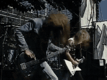 Cliff Burton Headbanging GIF - Cliff Burton Headbanging Head GIFs