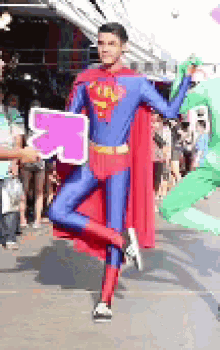 superman dance derp
