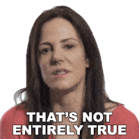 Thats Not Entirely True Mary Louise Parker Sticker - Thats Not Entirely True Mary Louise Parker Big Think Stickers