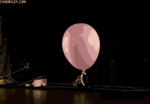 Popping Hydrogen Filled Balloon Experiment GIF - Popping Hydrogen Filled Balloon Experiment GIFs