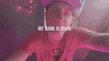 My Name Is Brian Peace GIF - My Name Is Brian Peace Hi GIFs