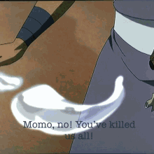avatar airbender sokka momo death
