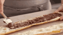 S'Mores Sandwich (With Nutella!) GIF - Everyday Food French Bread Baguette GIFs