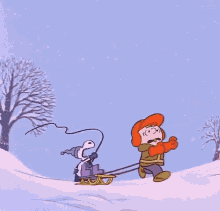 snoopy charlie brown snow whip