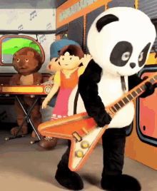 Canal Panda Panda Rocka Muito GIF - Canal Panda Panda Rocka Muito Panda E Os Caricas GIFs
