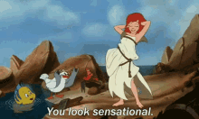 Ariel Is Sensational & Ready GIF - Thelittlemermaid Ariel Youlooksensational GIFs