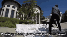When You Don'T Have Candy At Your House GIF - Pranks Halloween Toilet Paper GIFs