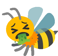 Bee Barf Honey Sticker - Bee Barf Bee Barf Stickers