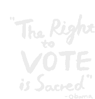 The Right To Vote Is Sacred Voting Rights Sticker - The Right To Vote Is Sacred Sacred Right To Vote Stickers