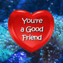 youre a good friend you are a good friend true friends friendly heart good friends