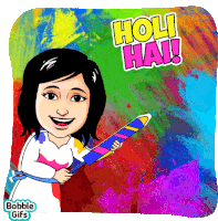 Happy Holi Holi Gifs Sticker - Happy Holi Happy Holi Stickers