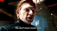 Star Wars Hux GIF - Star Wars Hux We Dont Have Much Time GIFs