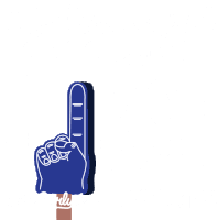 Its Time We Put Colorado First Vote Early For Hickenlooper Sticker - Its Time We Put Colorado First Vote Early For Hickenlooper Foam Finger Stickers