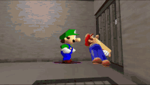 Mario Luigi GIF - Mario Luigi Smg4 GIFs
