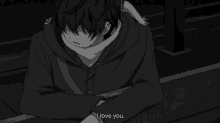 sad anime i love you dont hate me dont leave me behind