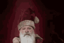 Krampus Santa Hat GIF - Krampus Santa Hat Xmas Jokes GIFs